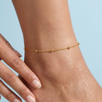 Maya Petite Bead Anklet