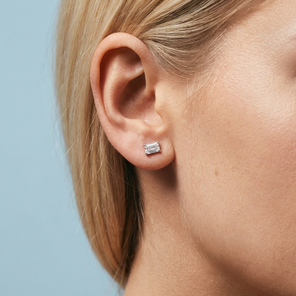 Léonie Silver Studs
