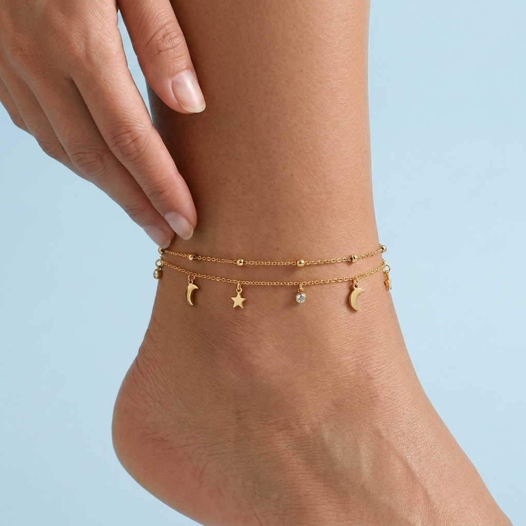 Lumina Star Anklet