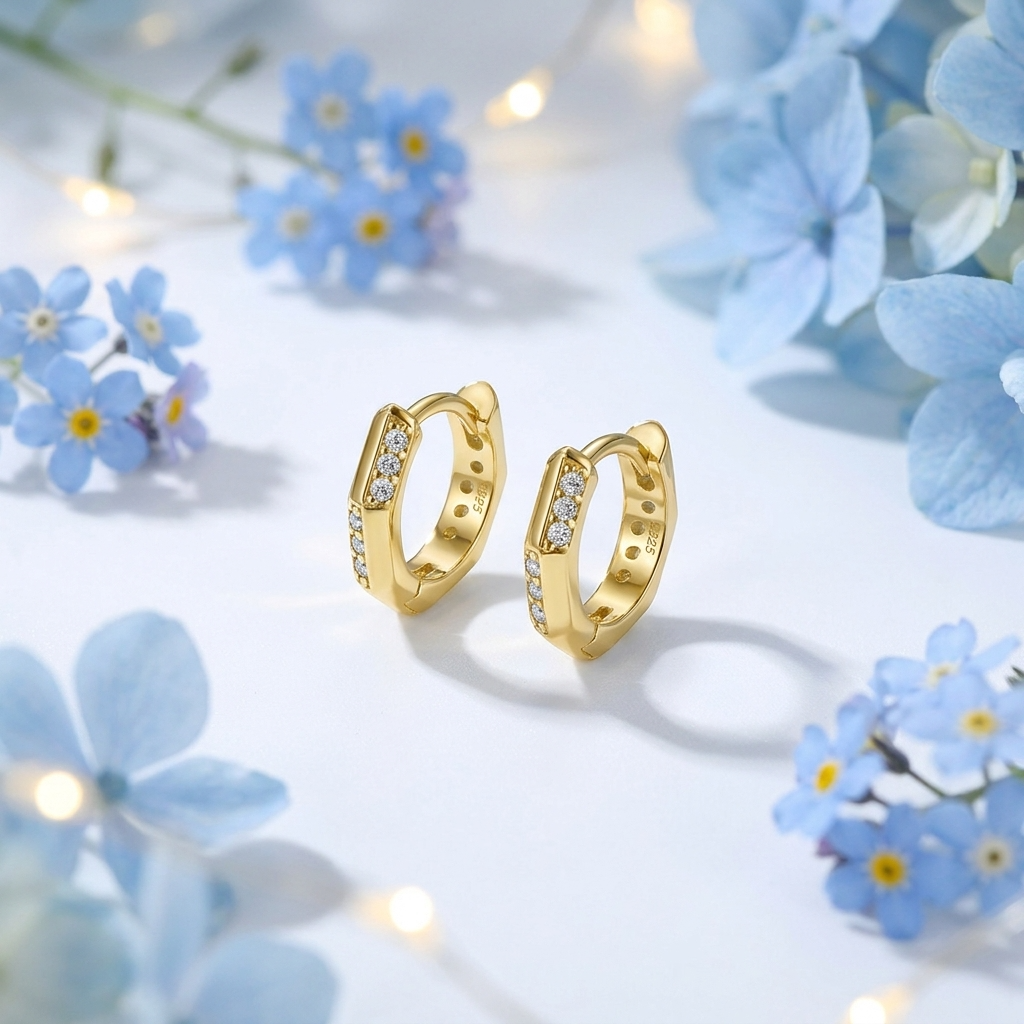 Demi Gold Hoops