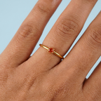 Rose Birthstone Ring