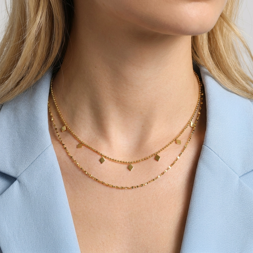 Dainty Mirage Double Chain