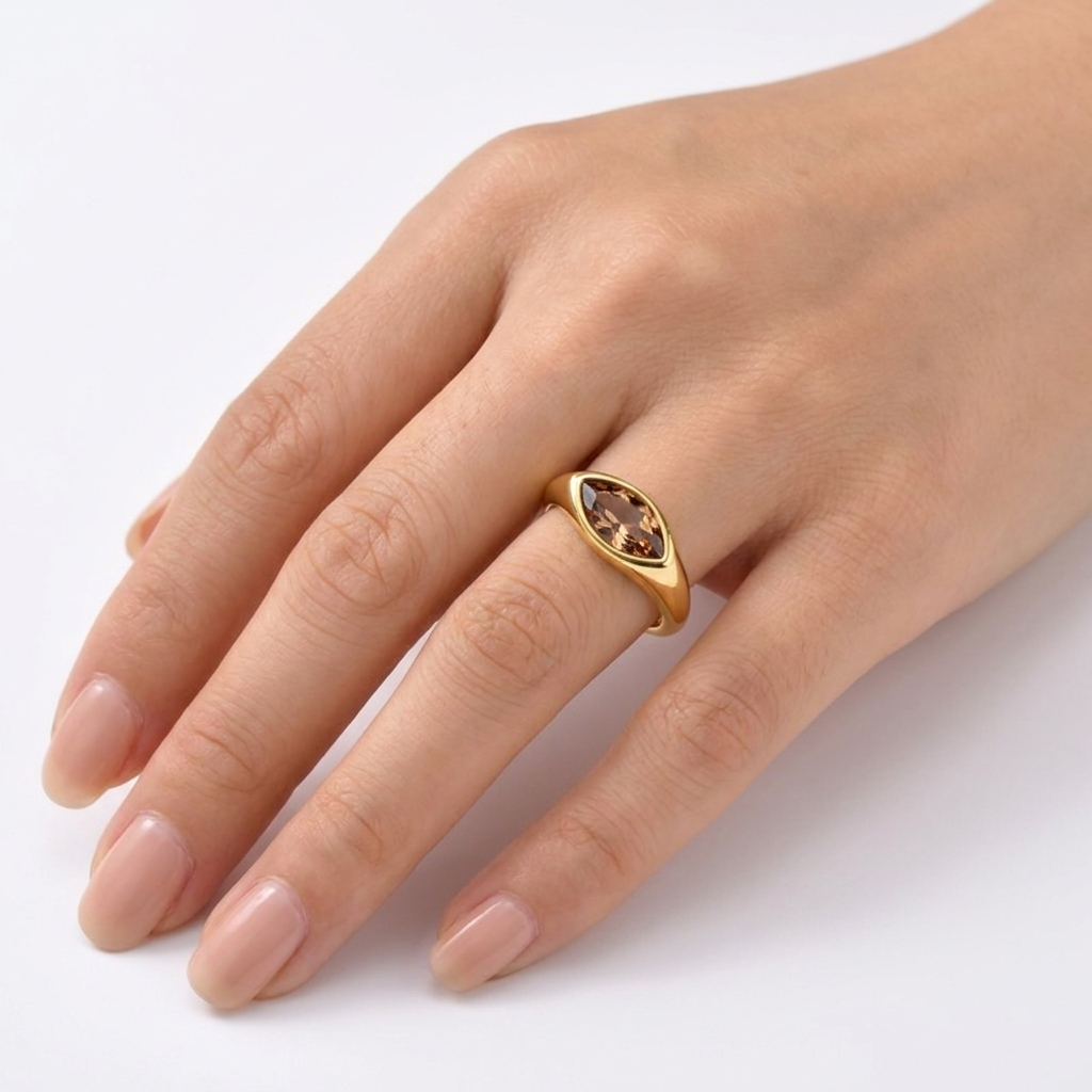 Iris Gold Ring