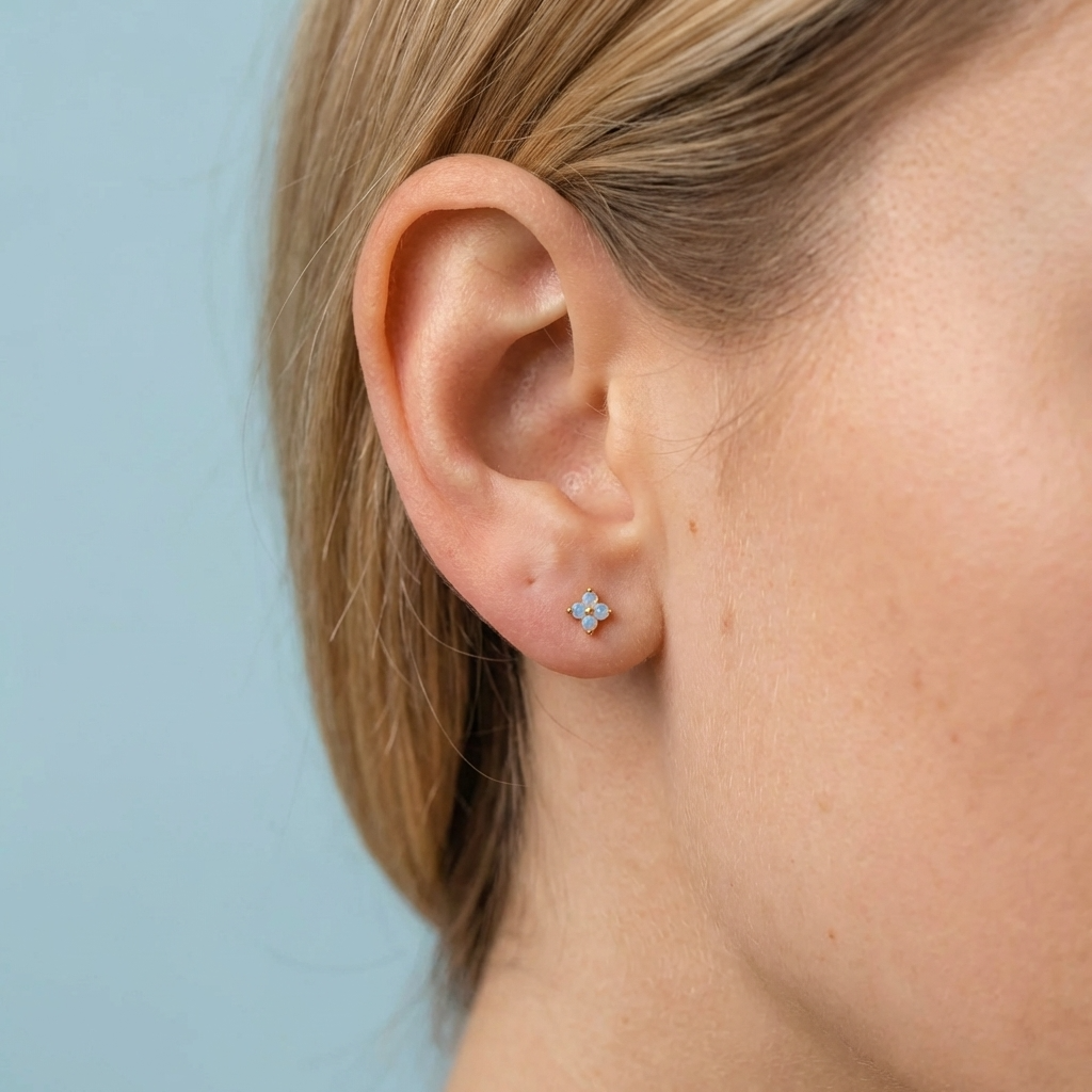 Lily Crystal Studs
