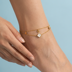 Fiora Clover Charm Anklet