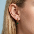 Esme Emerald Hoops