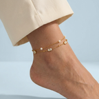 Nerina Coastal Shell Anklet
