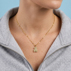 Crystal Teddy Bear Necklace