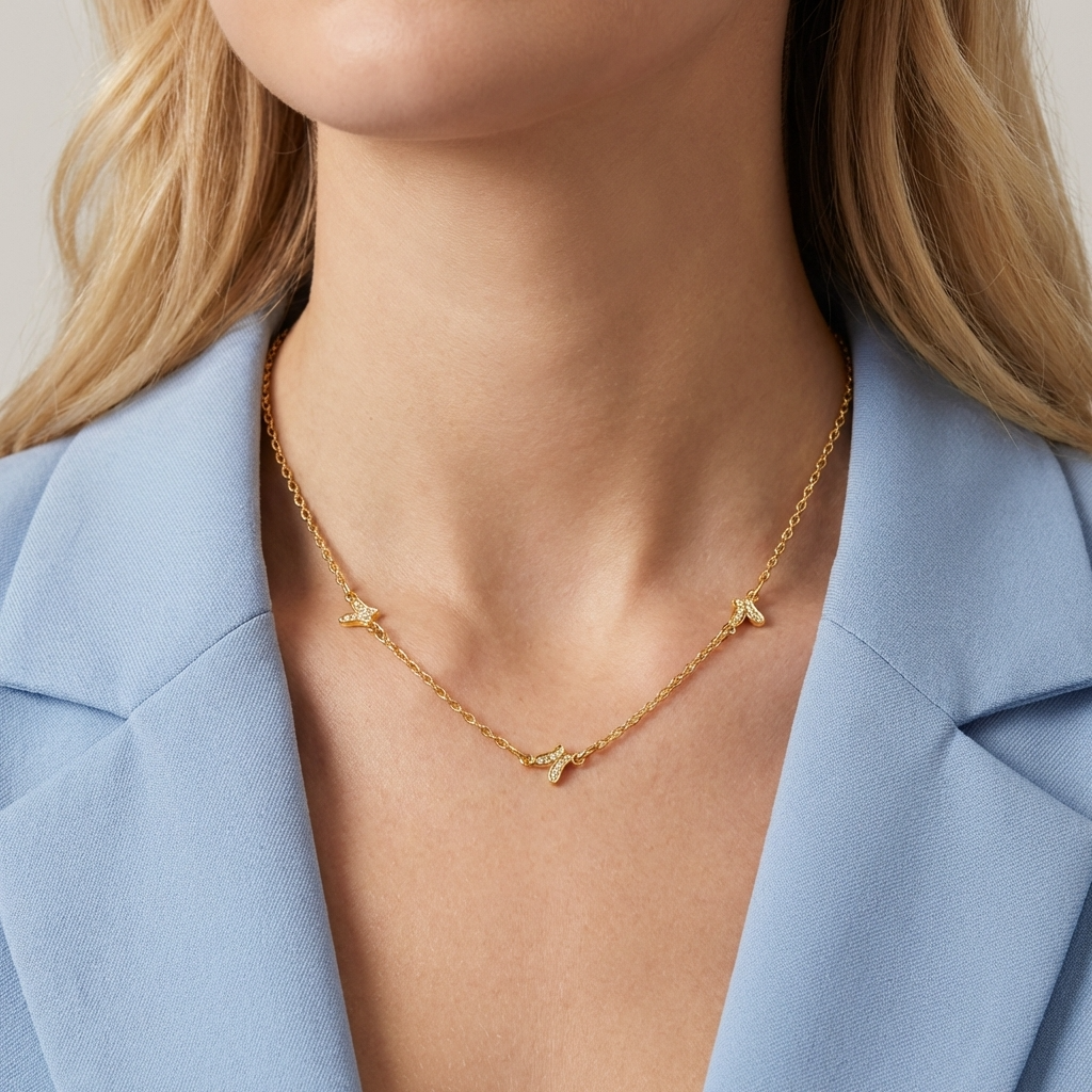 Faye Butterfly Necklace