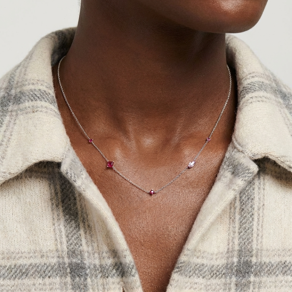 Geneva Zircon Necklace