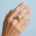 Obsidian Tide Ring