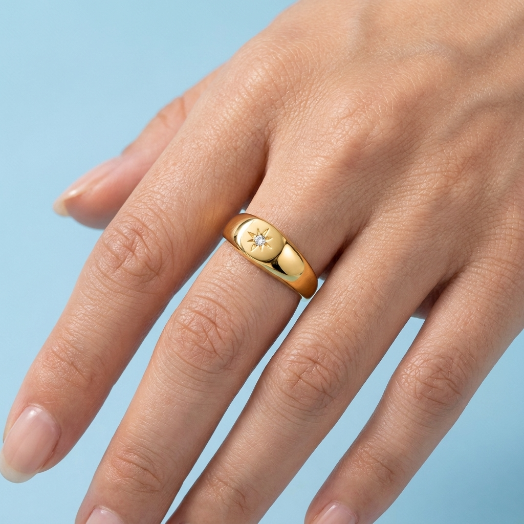 North Star Gold Ring