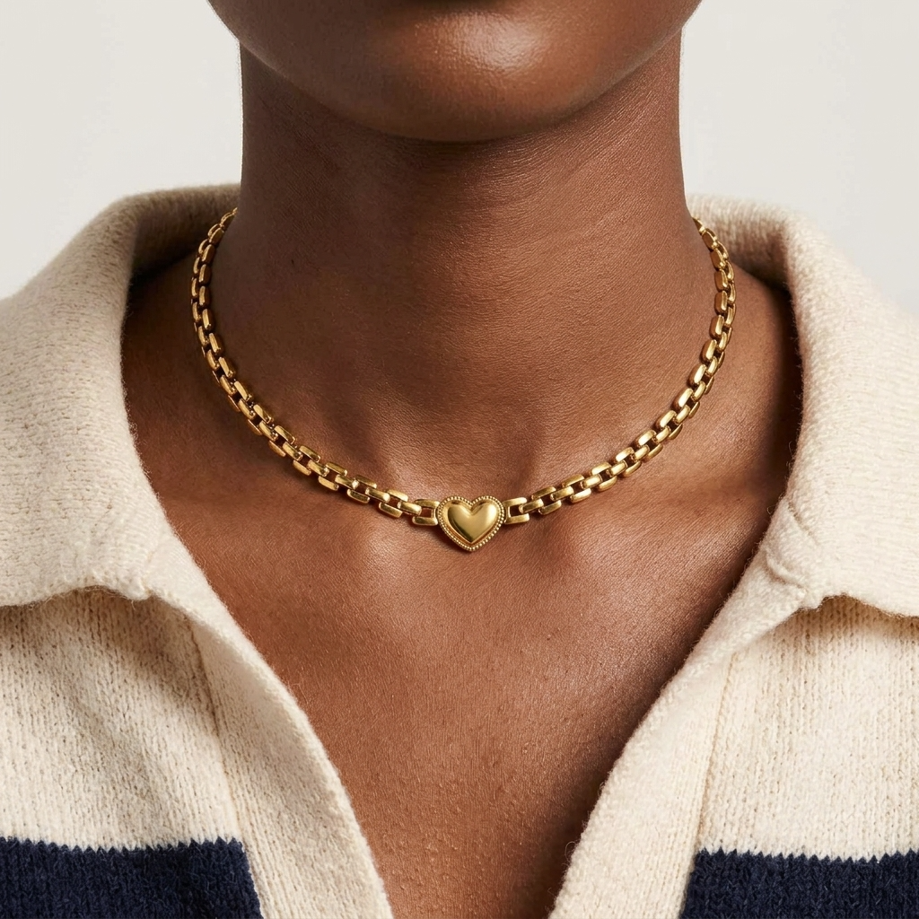 Juliet Heart Choker