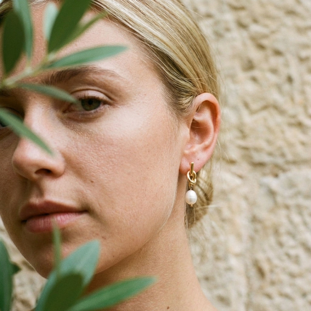 Brigitte Pearl Earrings