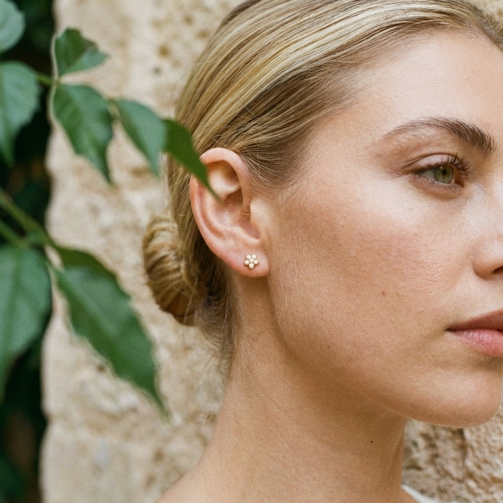 Fleur Pearl Earrings
