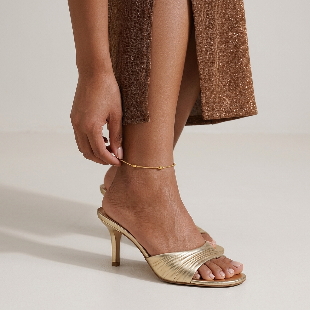 Coastal Pebble Anklet