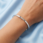 Midnight Silver Cuff