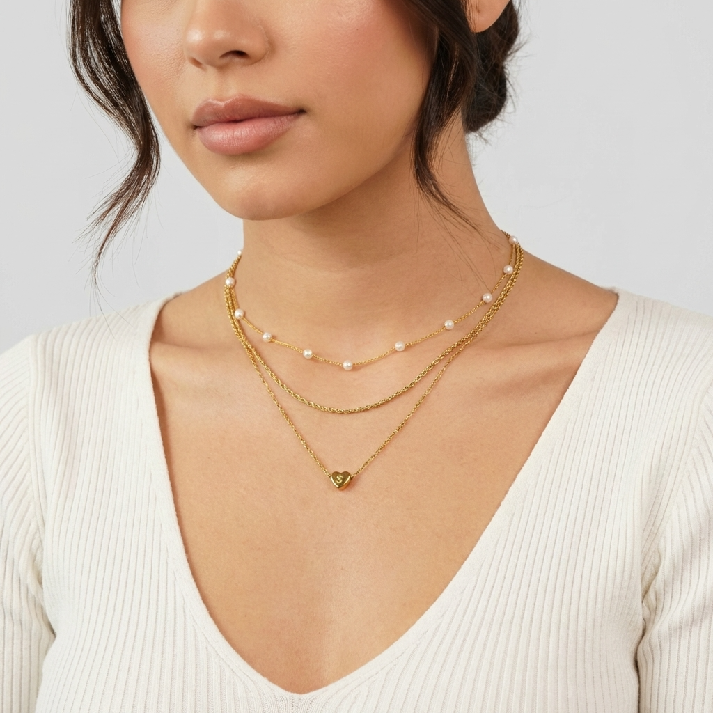 Ruby Heart Necklace