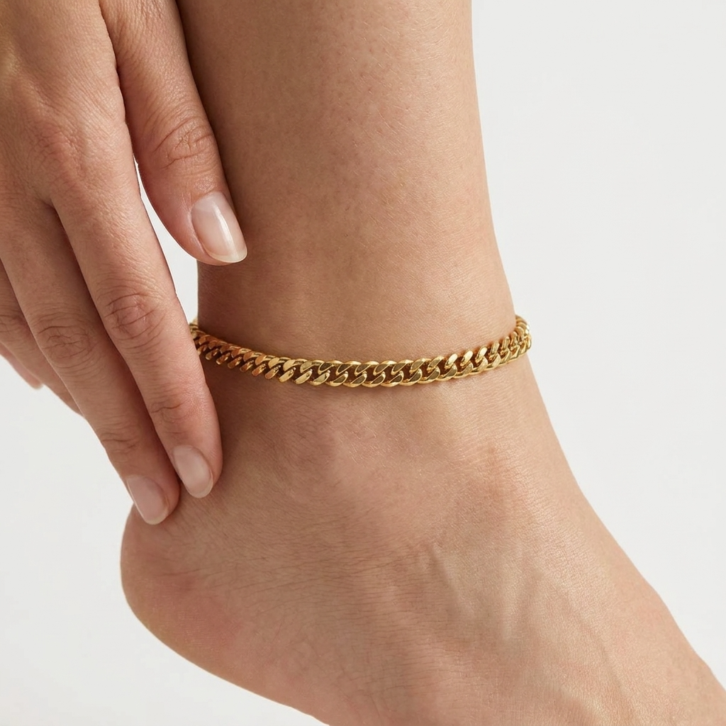 Sienna Cuban Chain Anklet