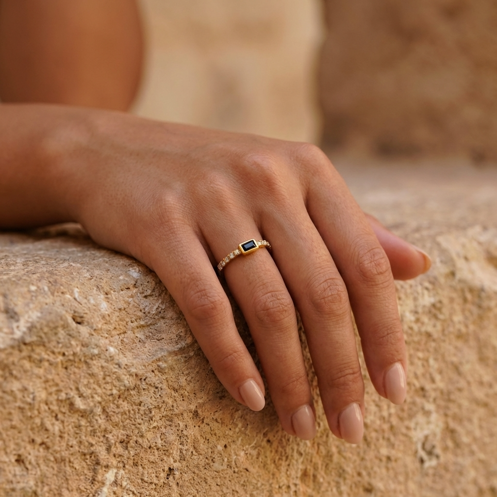 Odette Onyx Ring