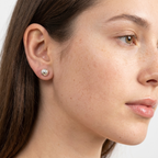 Hammered Silver Studs