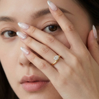 Anouk Gold Pear Ring