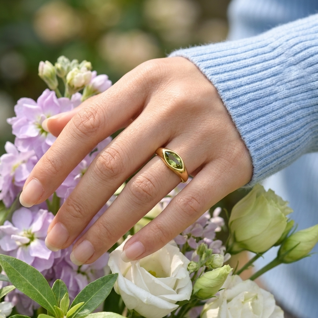 Iris Gold Ring