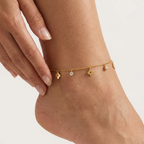 Liora Clover Charm Anklet