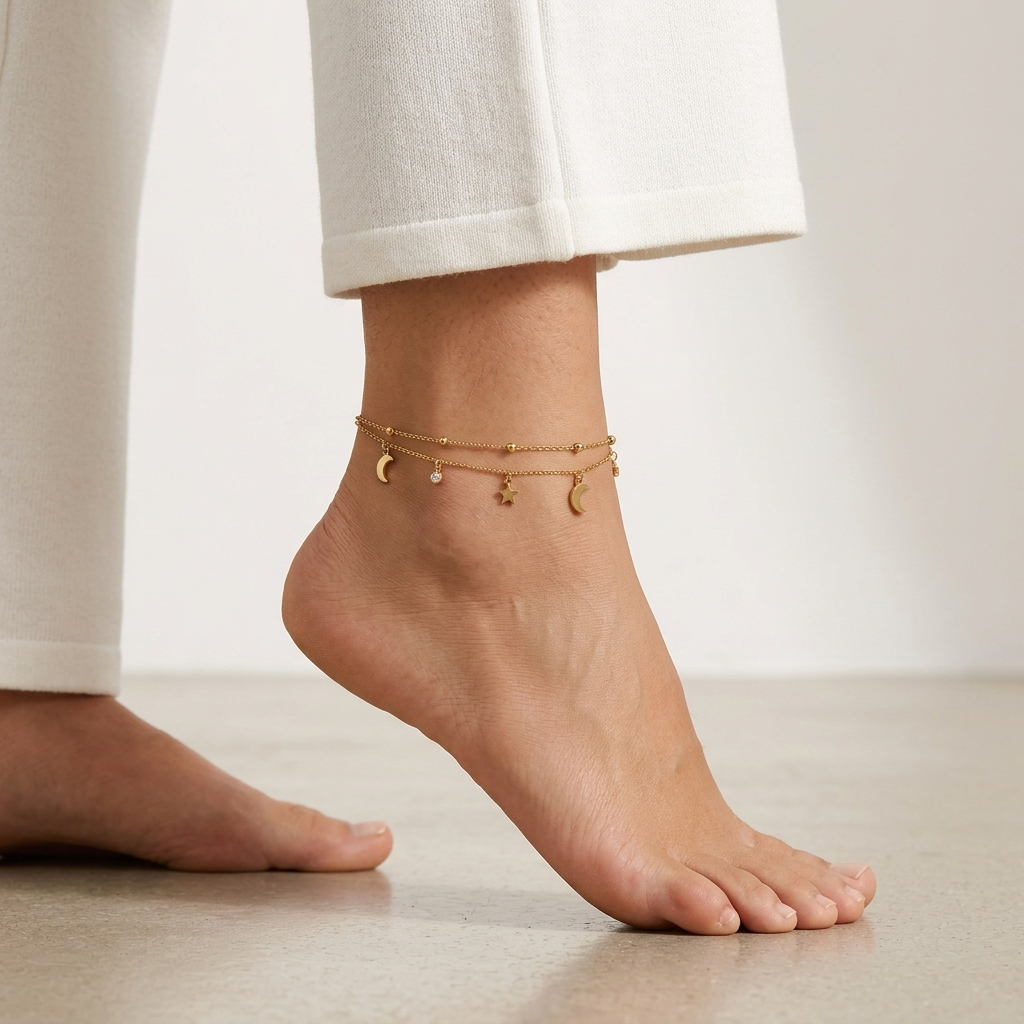 Lumina Star Anklet