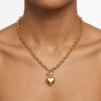 Bea Chunky Heart Necklace