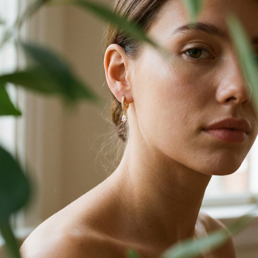 Céleste Sparkle Hoops