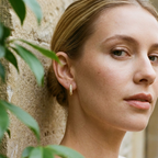 Rose Sparkle Hoops