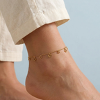 Elina Clover Frame Anklet