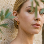Amber Gold Earrings