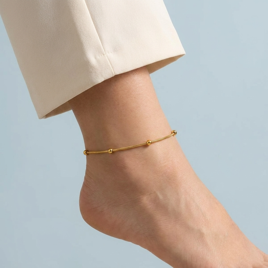 Amara Beaded Glow Anklet