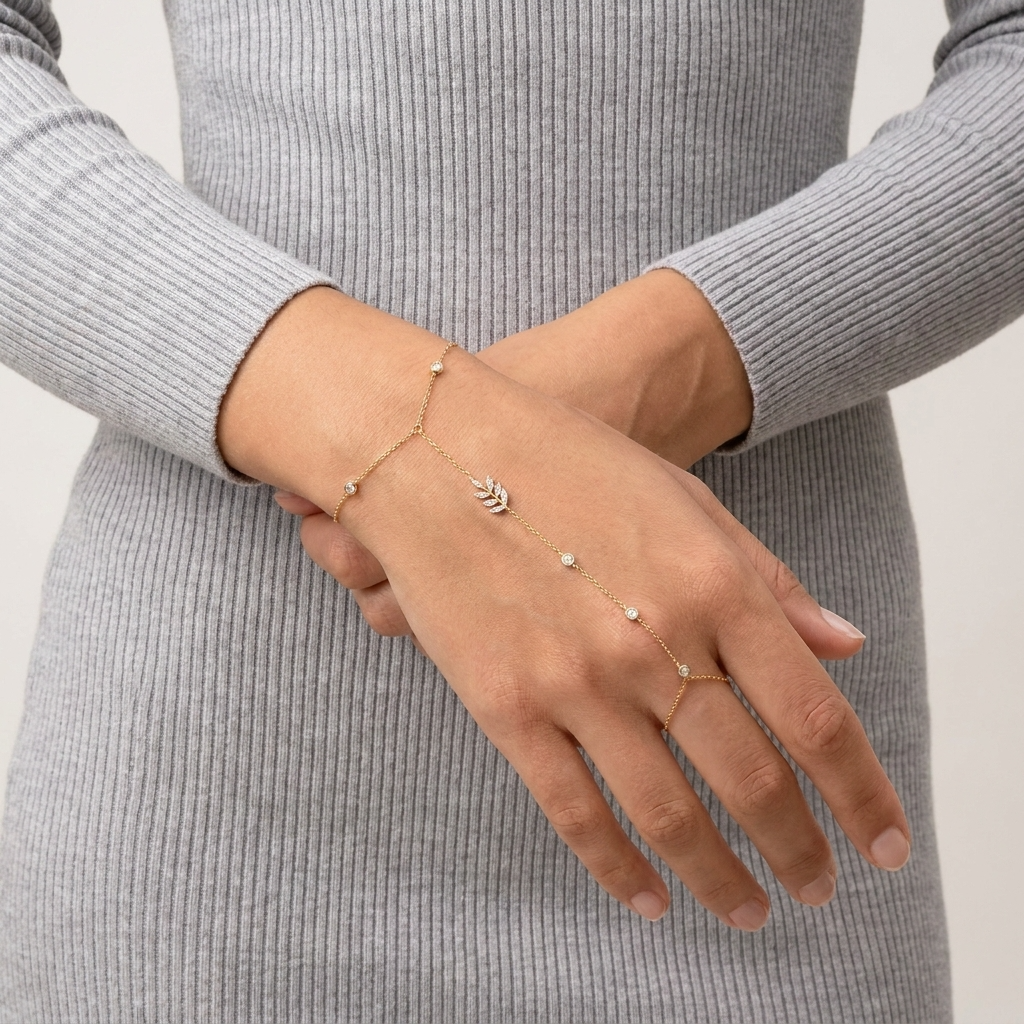 Crystal Vine Hand Chain