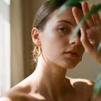 Claire Polished Hoops