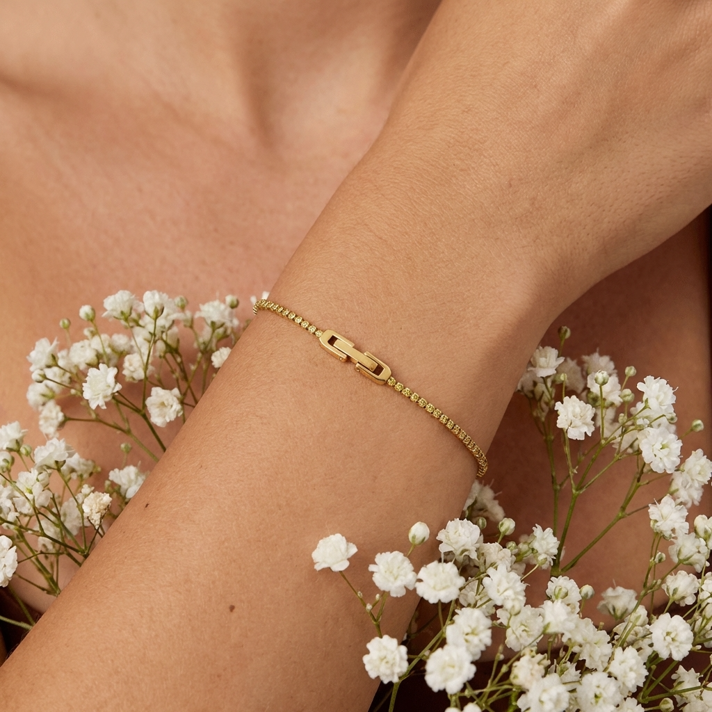 Zoé Peridot Bracelet