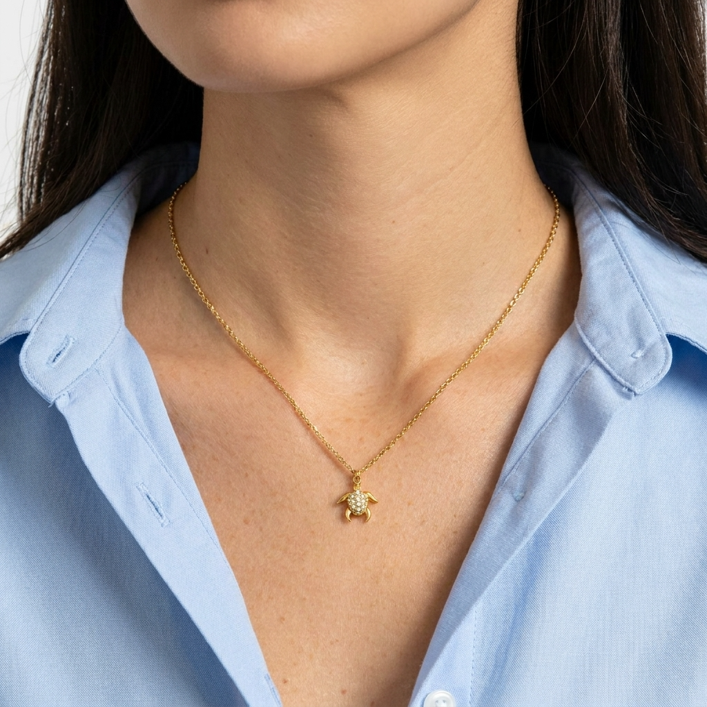 Slow & Steady Gold Necklace
