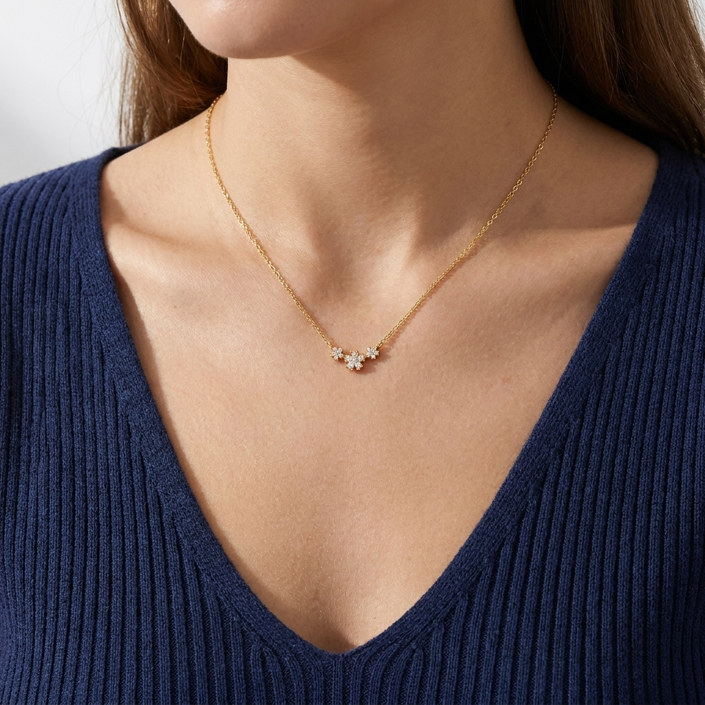 The Blossom Trio Necklace