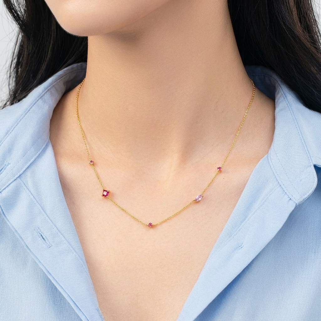 Geneva Zircon Necklace