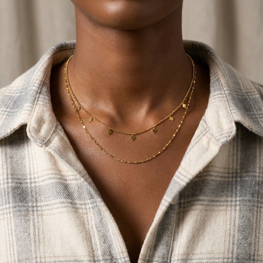 Dainty Mirage Double Chain