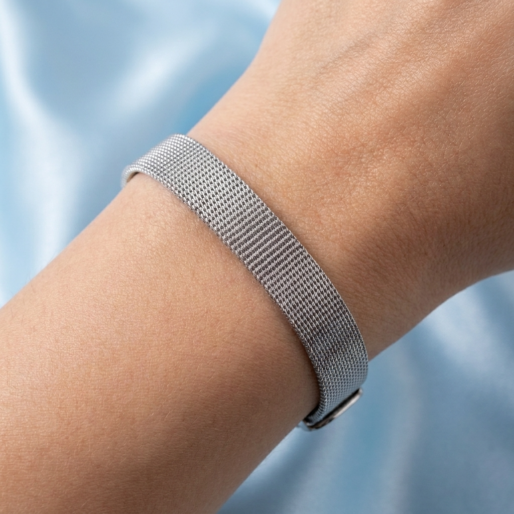 Celeste Sleek Silver Bracelet