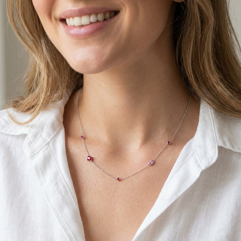 Geneva Zircon Necklace