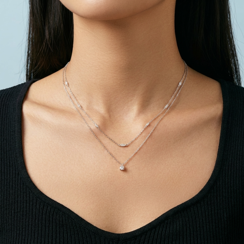 Grace Silver Necklace
