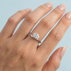 Anouk Silver Pear Ring