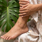 Liora Clover Charm Anklet