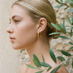 Amber Gold Earrings