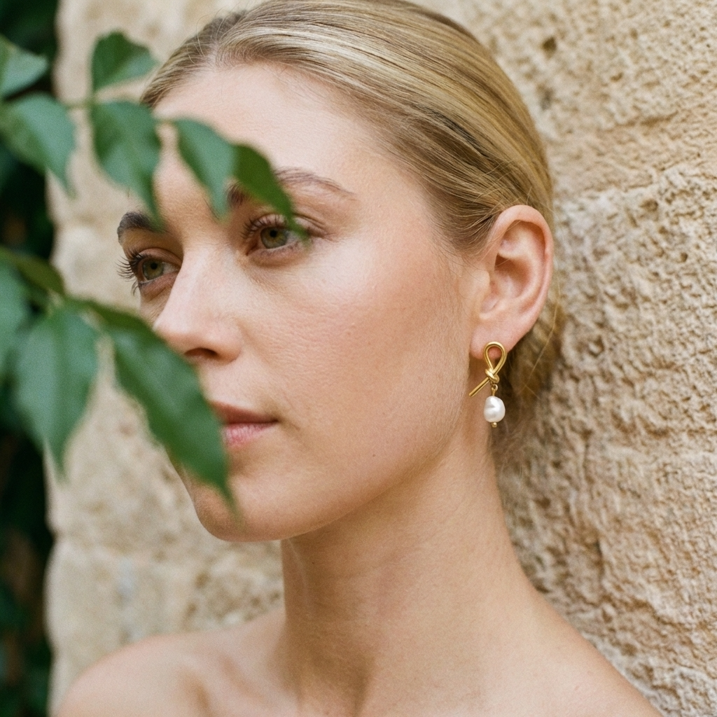 Brigitte Pearl Earrings
