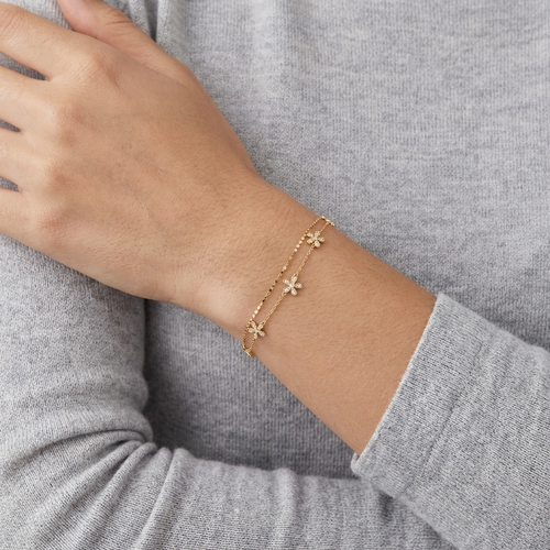 Daisy Flower Bracelet